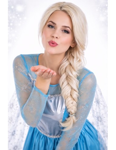 Fantasia de Princesa de Gelo Tamanho M | Fantasias para Adultos O Rei do Carnaval